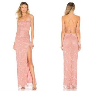 NWT Majorelle tavi blush pink lace dress
